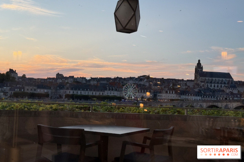 Blois au coucher du soleil depuis Amour Blanc