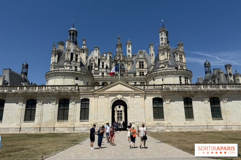 Entrée principale du château de Chambord