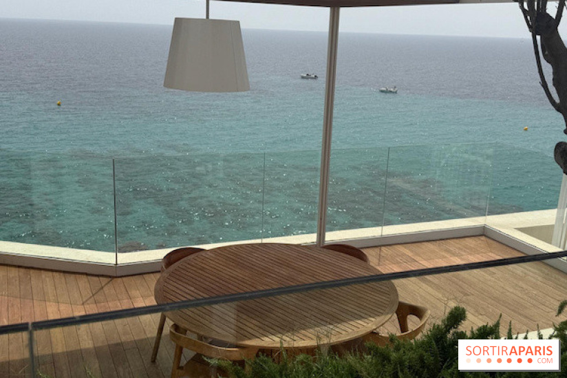 Villa Le Blanc Gran Meliá : terrasse avec vue mer