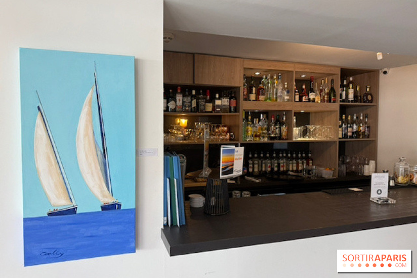 Le bar de l’Hôtel La Plage