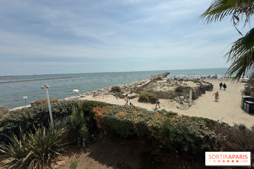 Vue sur la Méditerranée depuis l’Hôtel La Plage