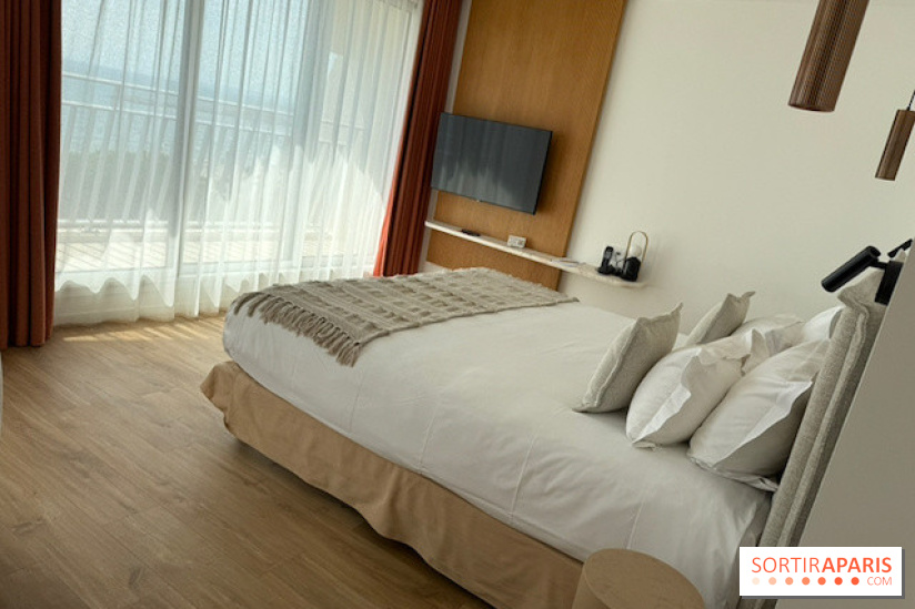 La chambre de la suite vue mer