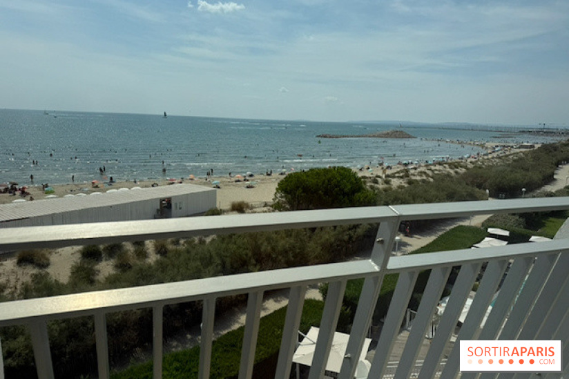 Panorama sur la plage de La Grande-Motte