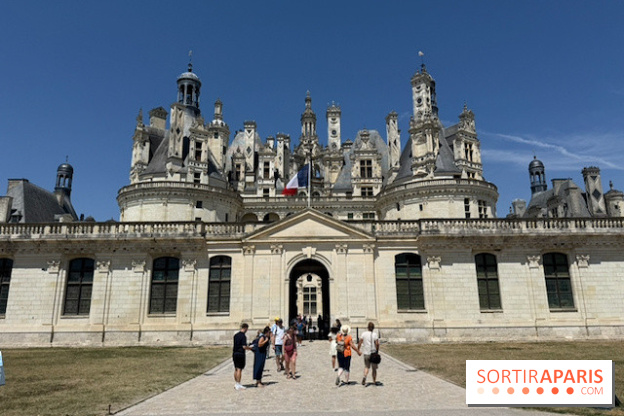 Entrée principale du château de Chambord