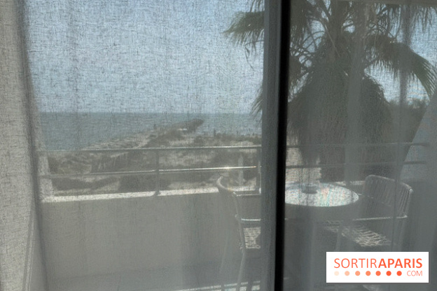 Première vue sur la Méditerranée depuis la chambre