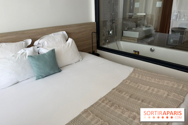 Une chambre vue mer de l’Hôtel La Plage