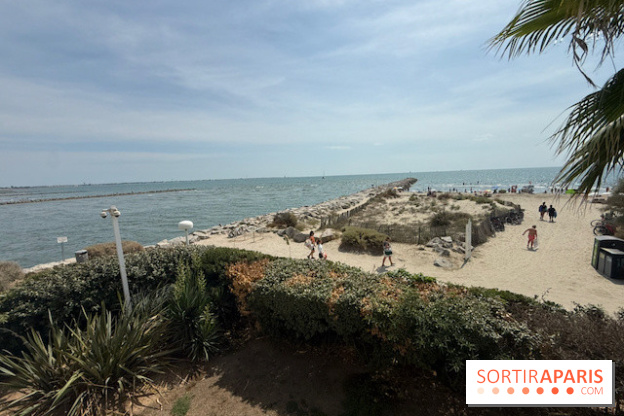 Vue sur la Méditerranée depuis l’Hôtel La Plage