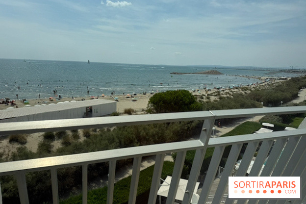 Panorama sur la plage de La Grande-Motte