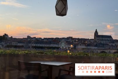 Blois au coucher du soleil depuis Amour Blanc