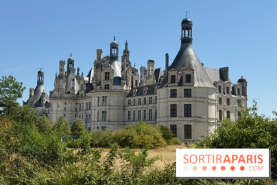 Le château de Chambord vu depuis les jardins
