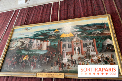 Tableau historique exposé à Chambord