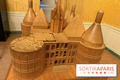 Maquette en bois du château