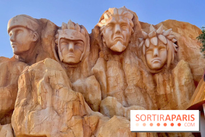 Le monument Naruto de Konoha Land au Parc Spirou