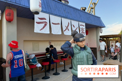 Le restaurant de Konoha Land avec Kakashi