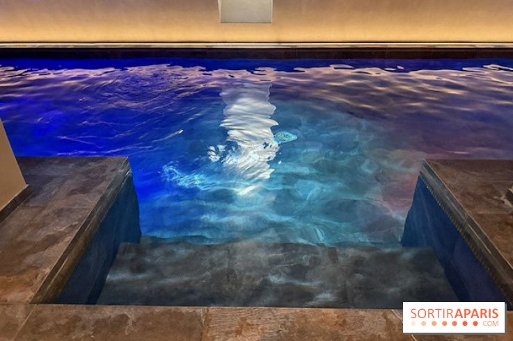 Piscine intérieure du spa de Fleur de Loire