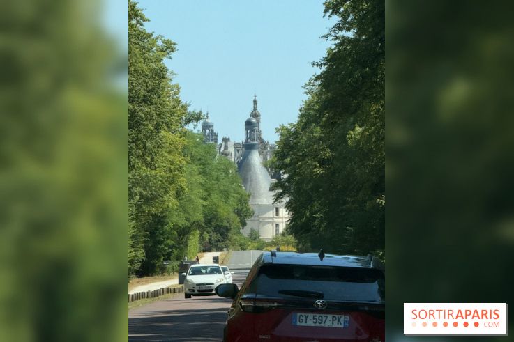 Arrivée au château de Chambord