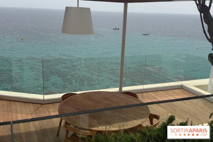 Villa Le Blanc Gran Meliá : terrasse avec vue mer