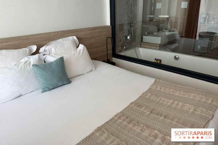 Une chambre vue mer de l’Hôtel La Plage