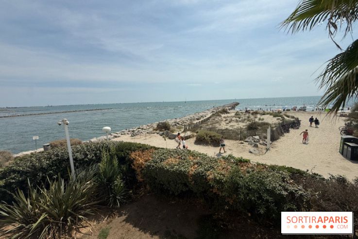 Vue sur la Méditerranée depuis l’Hôtel La Plage