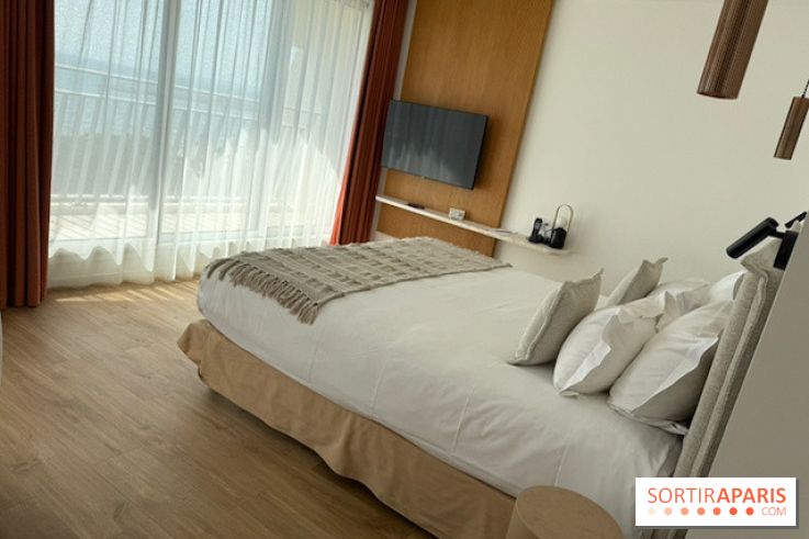 La chambre de la suite vue mer