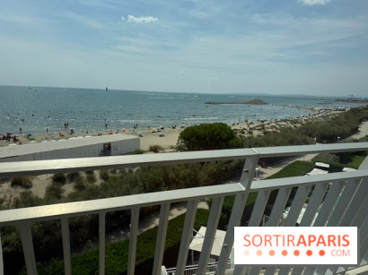 Panorama sur la plage de La Grande-Motte
