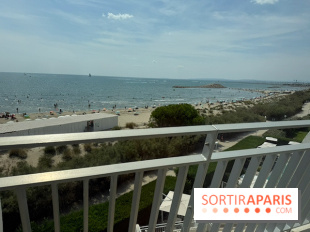 Panorama sur la plage de La Grande-Motte