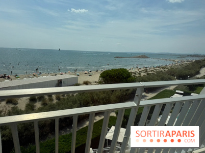 Panorama sur la plage de La Grande-Motte