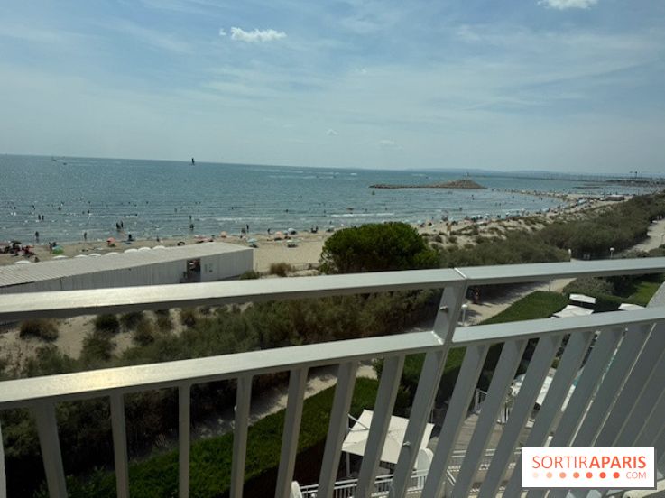 Panorama sur la plage de La Grande-Motte