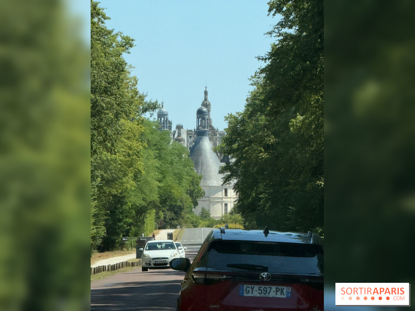 Arrivée au château de Chambord