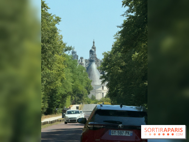 Arrivée au château de Chambord