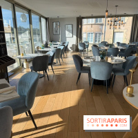 Intérieur du restaurant Amour Blanc