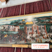 Tableau historique exposé à Chambord