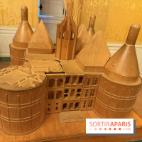 Maquette en bois du château