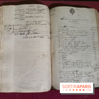 Registre manuscrit ancien