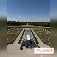 Panorama symétrique sur les jardins
