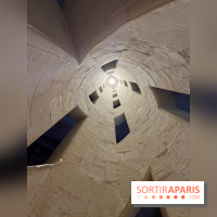 Intérieur de l’escalier à double révolution