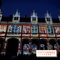 Projection des vitraux