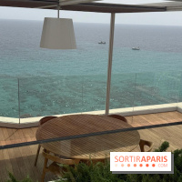 Villa Le Blanc Gran Meliá : terrasse avec vue mer