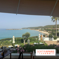 Villa Le Blanc Gran Meliá : petit-déjeuner avec vue sur la baie
