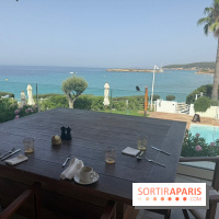 Villa Le Blanc Gran Meliá : terrasse du restaurant avec vue mer