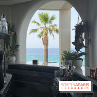 Villa Le Blanc Gran Meliá : bar avec vue sur la Méditerranée