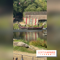 Le drakkar du spectacle Les Vikings