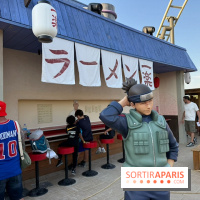 Le restaurant de Konoha Land avec Kakashi