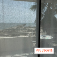 Première vue sur la Méditerranée depuis la chambre