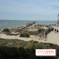 La plage au pied de l’Hôtel La Plage