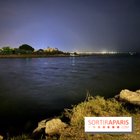 Le littoral de La Grande-Motte de nuit