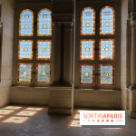 Vitraux colorés du château