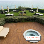 Villa Le Blanc Gran Meliá : jacuzzi face à la Méditerranée