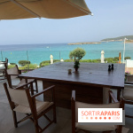 Villa Le Blanc Gran Meliá : terrasse du Nivi avec vue sur la baie