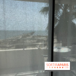 Première vue sur la Méditerranée depuis la chambre